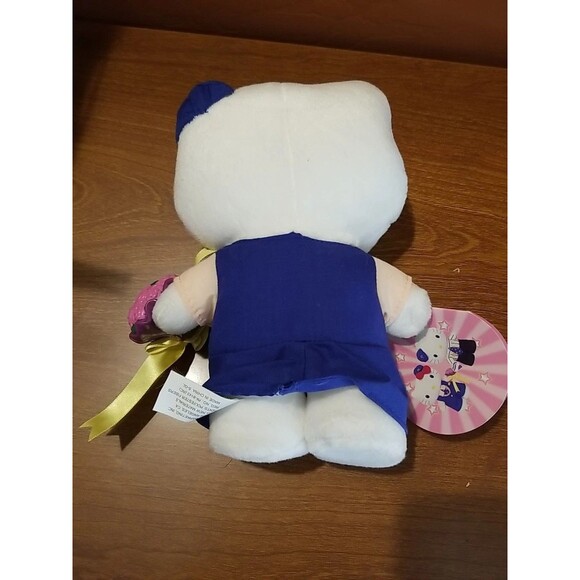 Vintage 2000 MCDONALD'S Crew Wedding HELLO KITTY Plush 9 in Doll SANRIO NOS - Picture 6 of 7